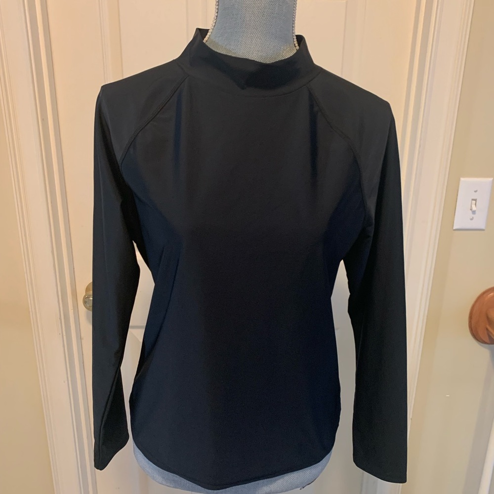 Black long sleeve swim top size large from Old Navy worn once